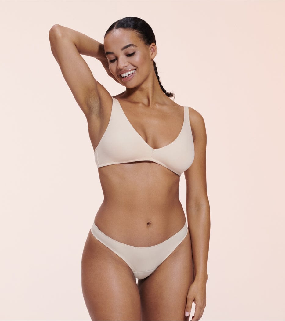 Invisible Brazilian - Recycled Nylon - Beige