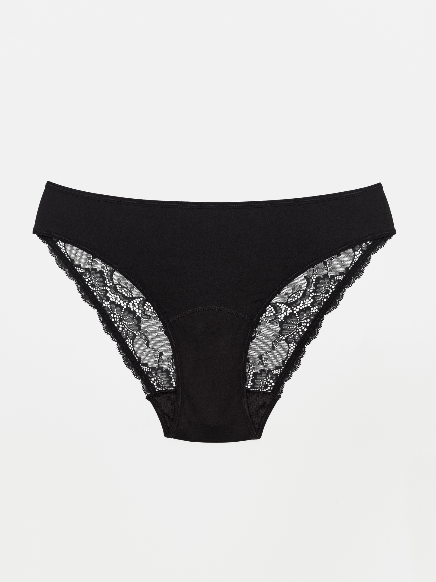 Encaje Brief - Nylon reciclado - Negro
