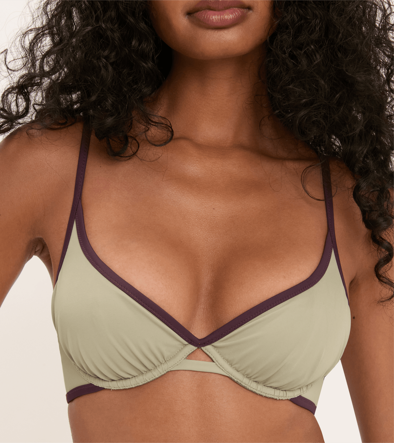Swimwear - Wired - Top - Olive